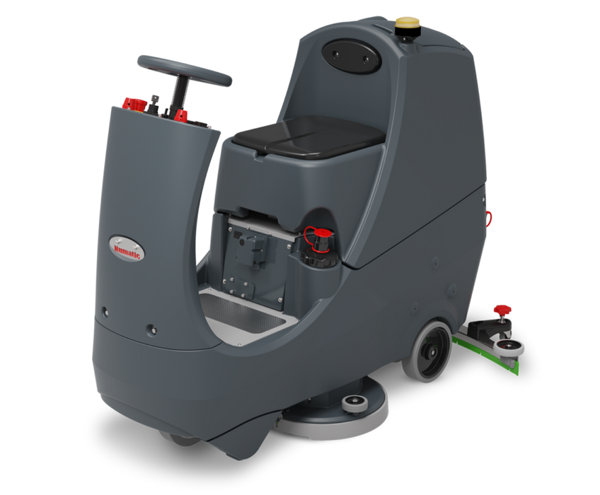 NACE CRL 2128/100T Ride On Autoscrubber 28" - (2) NX1K Batteries w/ Pad Drivers