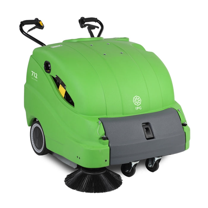 IPC 712ET Walk Behind Sweeper 35" w/ Lead Acid  130ah - On Board Battery Charger