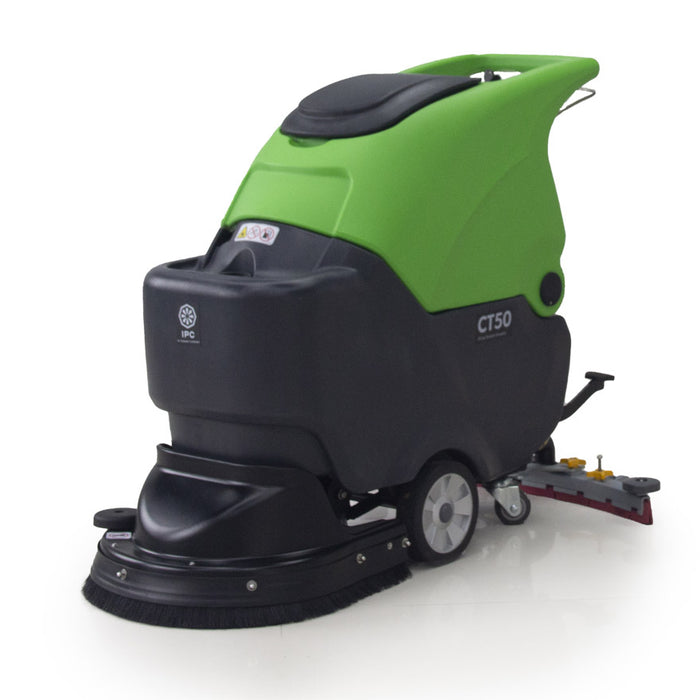 IPC CT50B50 Walk Behind Autoscrubber Traction Drive 20" w/ AGM Batteries 115ah - On Board Battery Charger