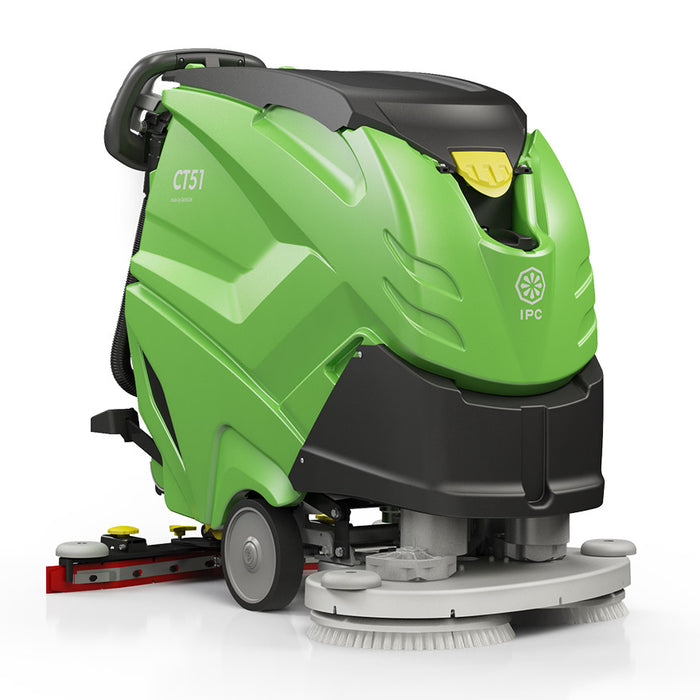 IPC CT51BT60 Walk Behind Autoscrubber Traction Drive 24" w/ Lead Acid Batteries - On Board Battery Charger