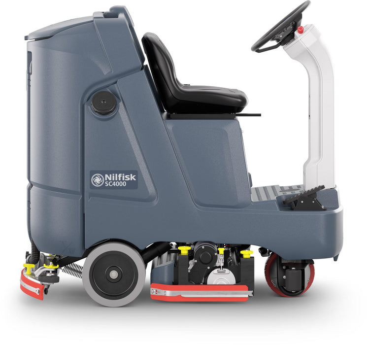 Nilfisk SC4000-28D Ecoflex Ride On Autoscrubber 28" - Lead Acid Batteries 220ah w/ Pad Drivers