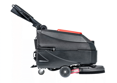 Viper AS4325B Micro Walk Behind Autoscrubber Pad Assist 17" - AGM Batteries 85ah w/ Pad Driver