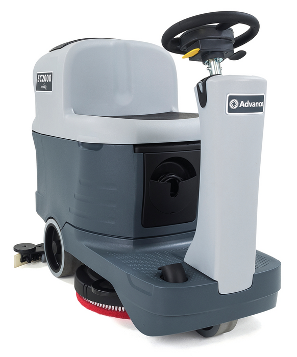 Nilfisk SC2000-20D Ride On Autoscrubber 20" - Lead Acid Batteries 130ah w/ Pad Drivers