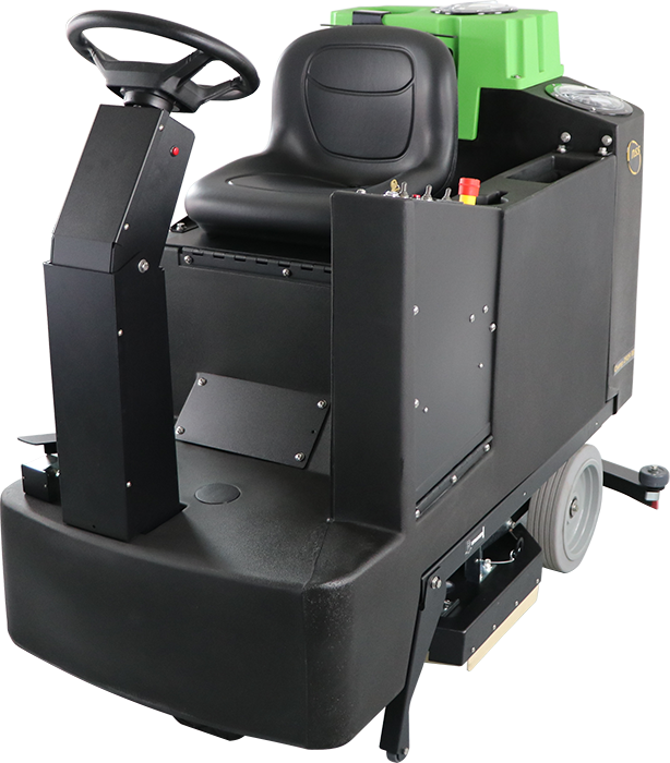 NSS Champ 3329 Ride On Behind Autoscrubber 33" - Lead Acid Batteries 350ah w/ Pad Drivers