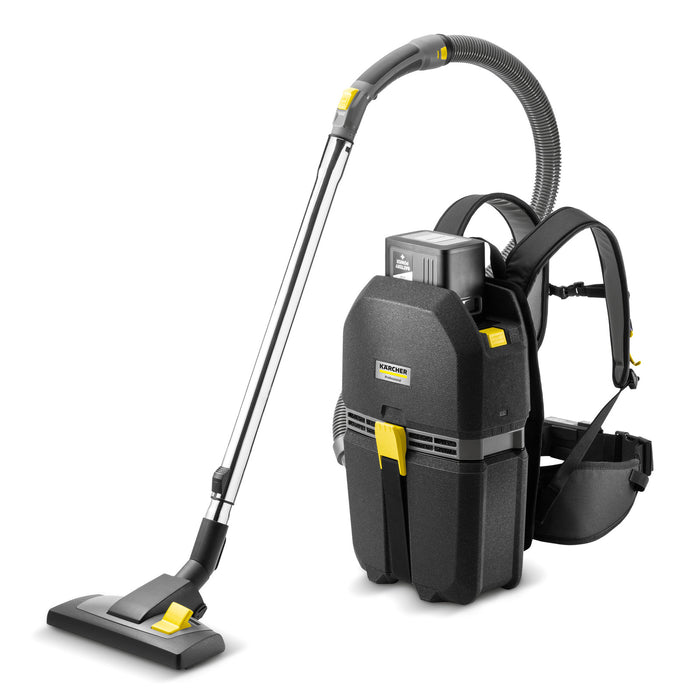 Karcher BVL 5/1 BP - Backpack Vacuum w/ Basic Tool Kit - Lithium Battery 6ah - 5.2 qts (1.3 gal)