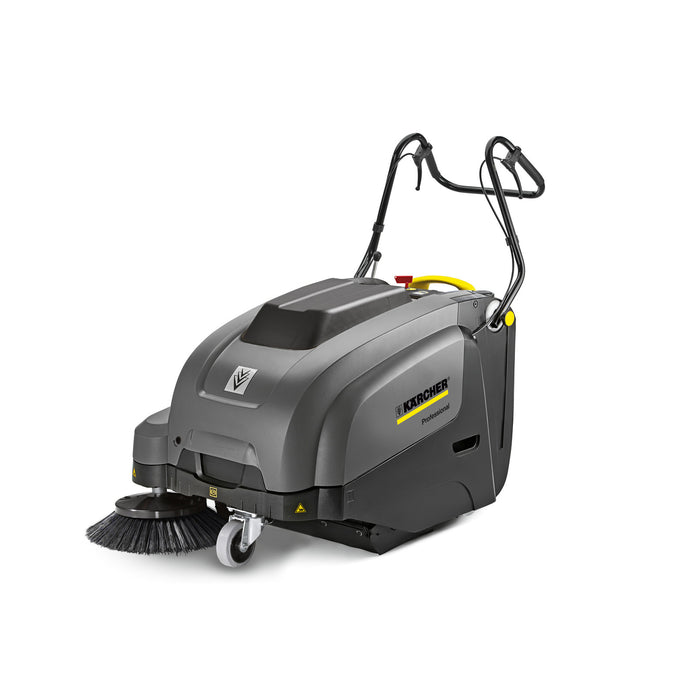 Karcher KM 75/40 W BP Walk Behind Battery Sweeper 30" Traction Drive w/ side broom - AGM Battery 70ah