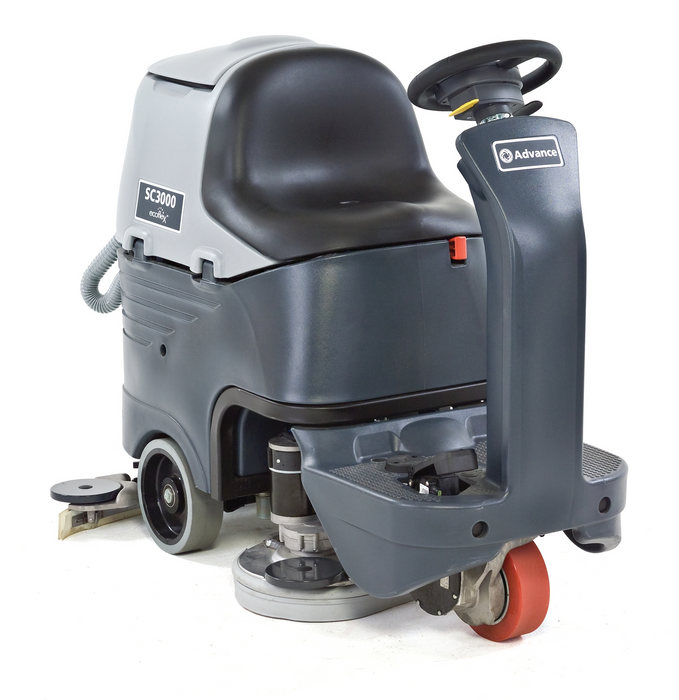 Nilfisk SC3000-20D Ride On Autoscrubber 26" - Lead Acid Batteries 242ah w/ Pad Drivers