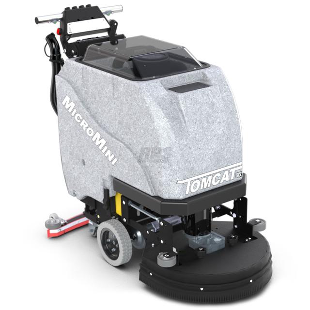 Tomcat MicroMini Walk Behind Autoscrubber 17" Traction Drive - Lead Acid Batteries 130ah w/ Pad Driver