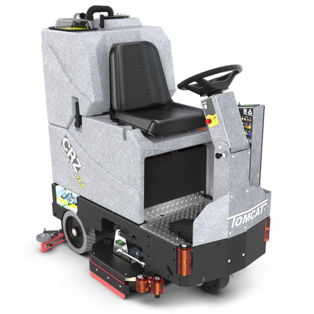 Tomcat CRZ Ride On Autoscrubber 34" - Lead Acid Batteries 210ah w/ Pad Drivers