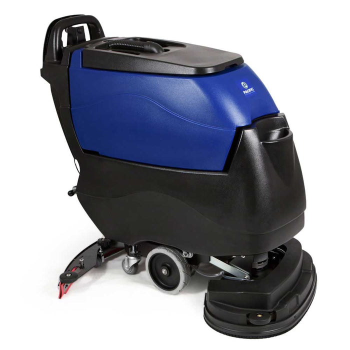 Pacific Walk Behind Autoscrubber 24" Traction Drive - S-24XM w/ Lead Acid Batteries 155ah w/ Pad Drivers
