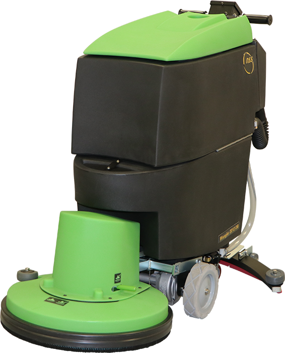 NSS Wrangler 2012 DB Walk Behind Autoscrubber Traction Drive 20" - AGM Batteries 110ah w/ Pad Driver