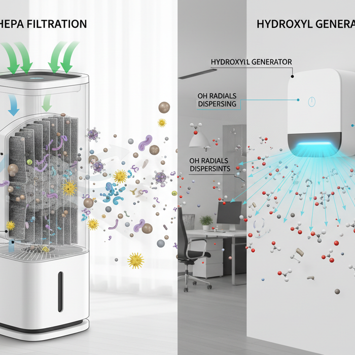 Hydroxyls vs. HEPA: Which Is More Efficient for Indoor Air Quality?