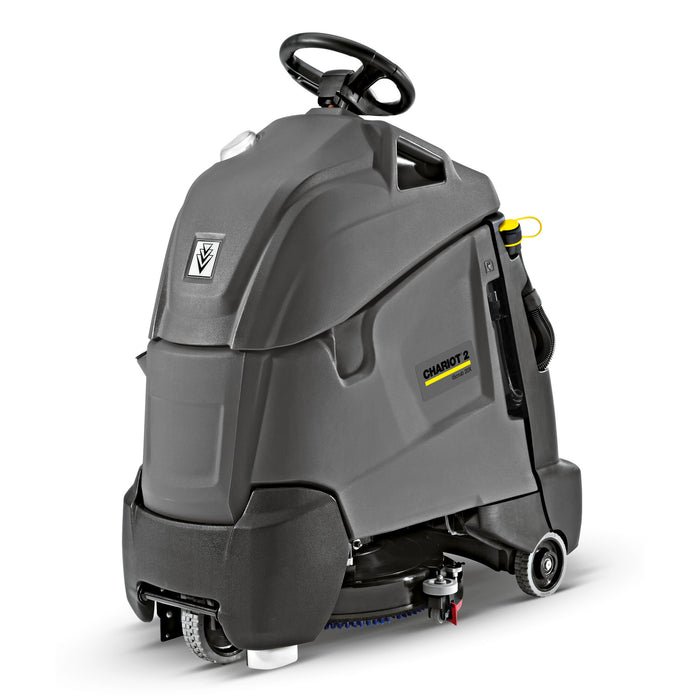 Karcher Stand On Autoscrubber Chariot 2 iScrub 20 Deluxe Pad Driver w/ Lead Acid Batteries